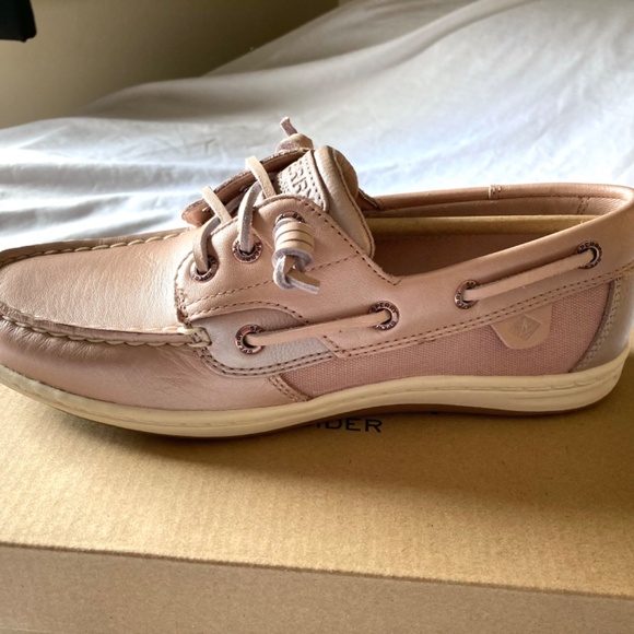 Sperry Top Sider Songfish Pearlized Rose Boat Shoes Women’s 7M - Picture 2 of 5